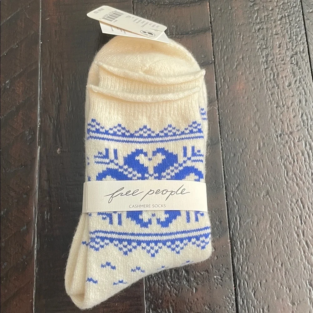Free People Fair Isle Cashmere Socks